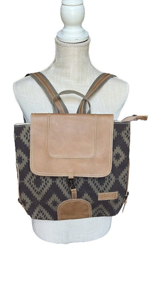 Aztec Print Backpack