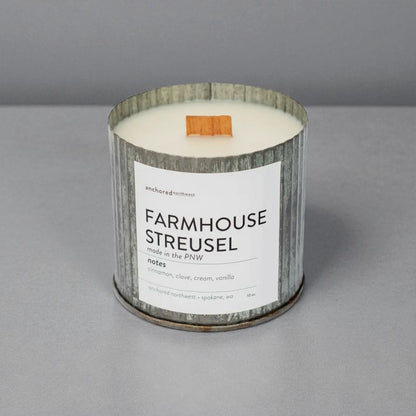 Farmhouse Streusel Woodwick Candle