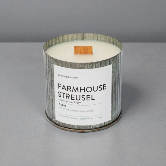 Farmhouse Streusel Woodwick Candle