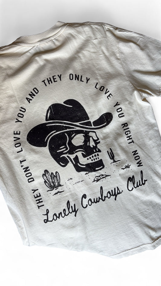 Lonely Cowboys Club Oversized Graphic T-Shirt
