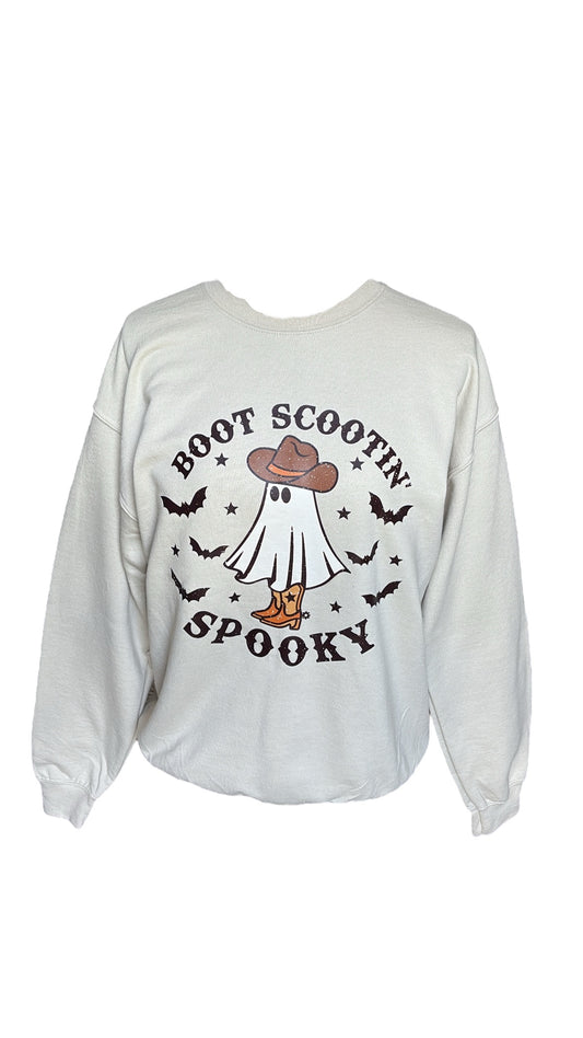 Boot Scootin Spooky Crewneck Sweatshirt