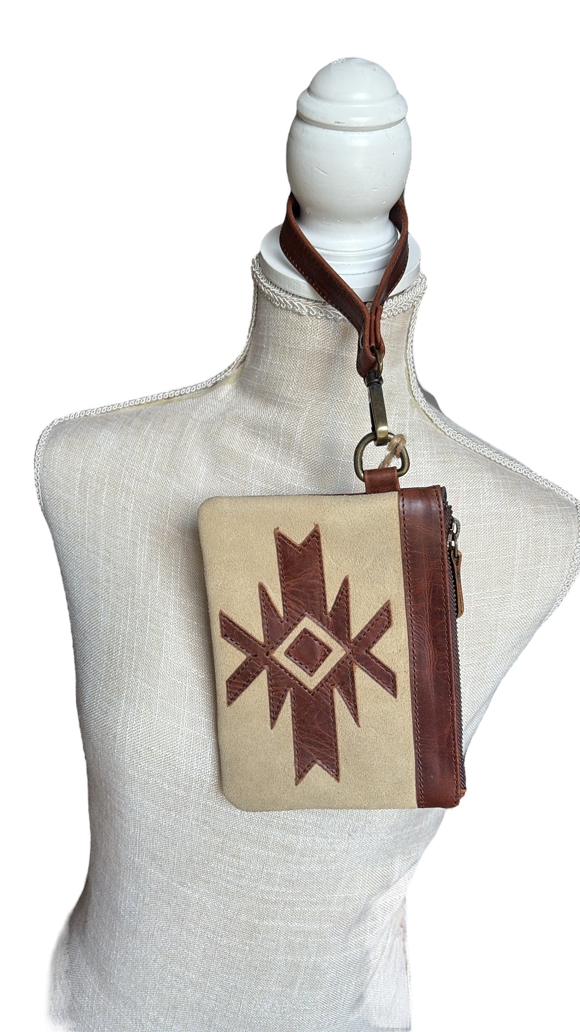 Aztec Print Wristlet