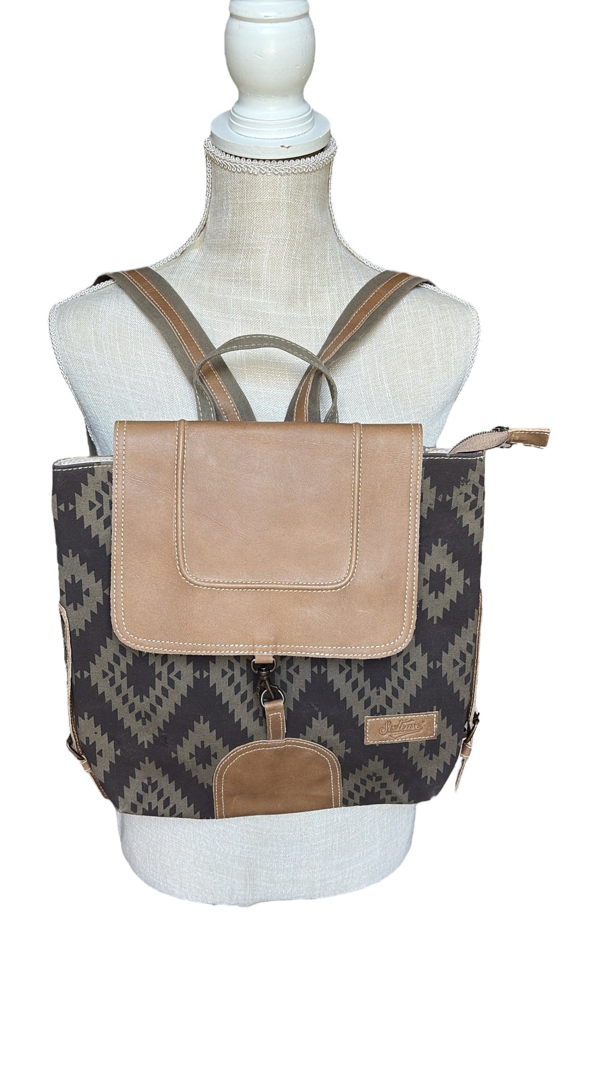 bueno collections aztec print mini backpack Aztec Print Backpack