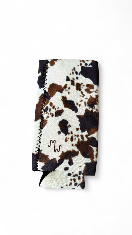 Cowhide Print Koozie