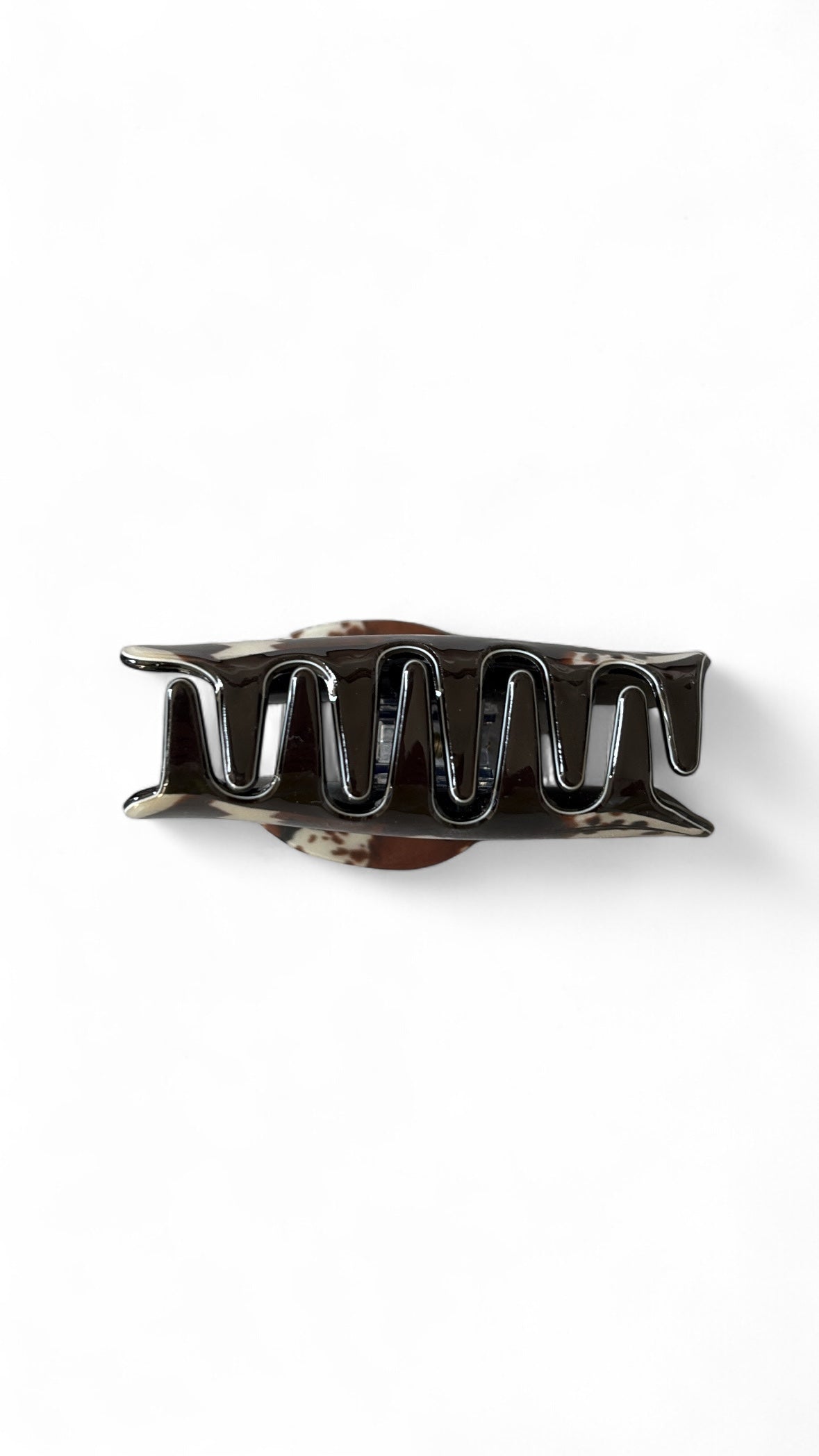 Cowhide Print Cowgirl Hat Hair Clip